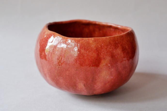 Emmanuel Alexia - Tea bowl Raku rouge